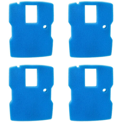 4 pezzi di schiuma filtrante blu grossolana compatibile con tutte le soluzioni per stagni CUF-6000