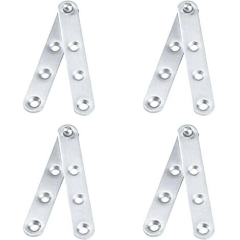 4 pezzi grandi 100 mm x 16 mm cerniera superiore in acciaio inox per mobili, porte e finestre, ecc.