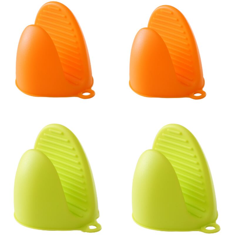 4 pezzi guanti da cucina ad alta temperatura clip