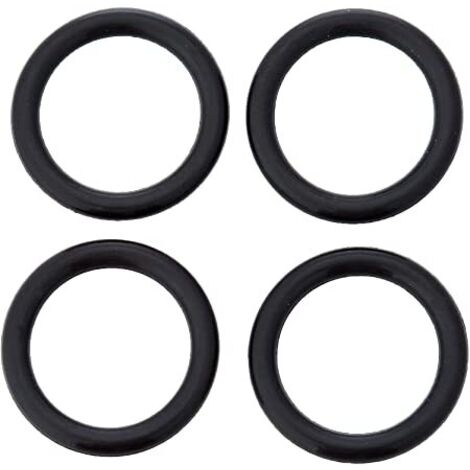 4 PEZZI - GUARNIZIONI AD ANELLO IN GOMMAPER CANNA RUBINETTO 14,0x2,5MM - COLORE NERO