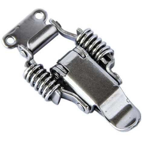 4 pezzi in acciaio inox con leva di bloccaggio, chiusura a leva, chiusura a leva, chiusura a molla, chiusura a leva (67,223,6 mm)