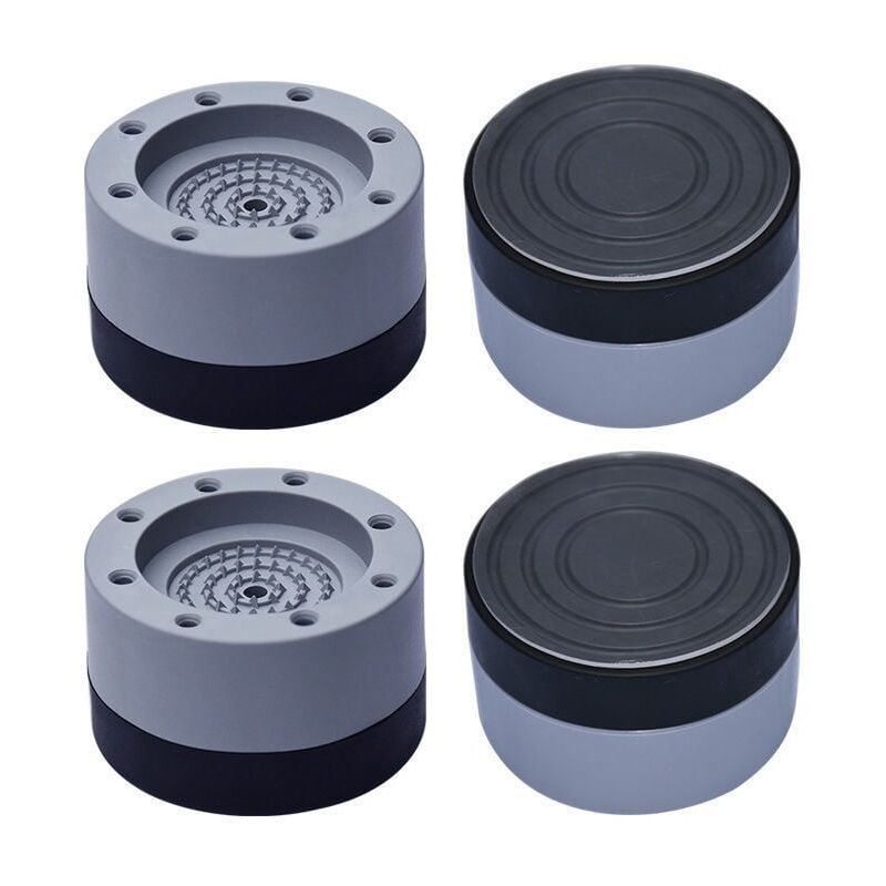 Image of Cyslmuk - 4 pezzi Piedini per lavatrice Anti-vibrazione Piedini per lavatrice Anti-scivolo Piedini in gomma per lavatrici e asciugatrici,3.5cm
