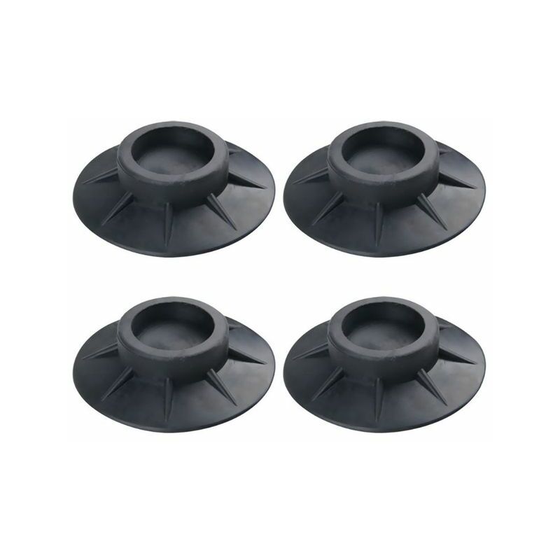 4 pezzi piedini per lavatrice tappetino in gomma