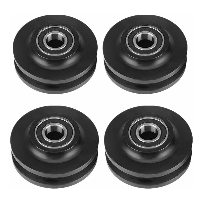 4 pezzi ruote scorrevoli per porta ruote per