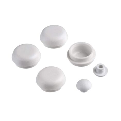4 PEZZI - SET TAPPI PER SEDILE WC LUSSO - COLORE BIANCO