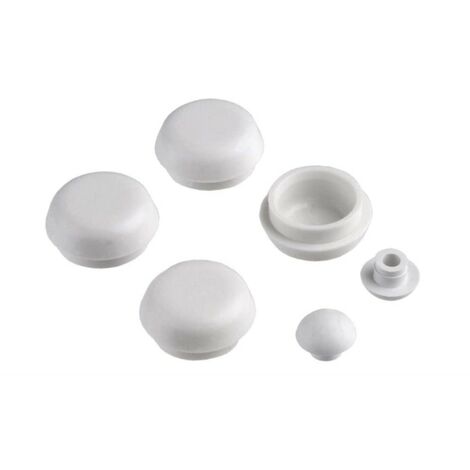 4 PEZZI - SET TAPPI PER SEDILE WC LUSSO - COLORE BIANCO