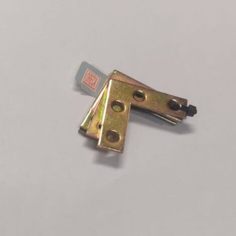 4 PEZZI - SQUADRETTE ANGOLARI PIATTE DIGIUNZIONE AD L 40x40x12MM - SPESSORE 1,8MM - IN ACCIAIO TROPICALIZZATO
