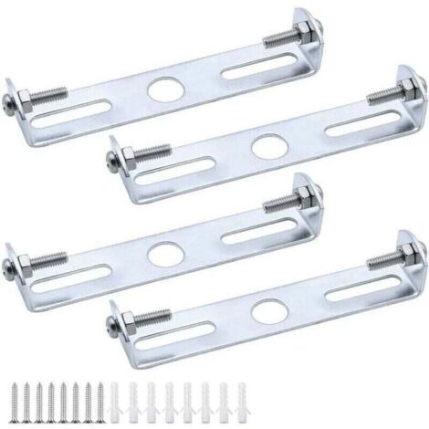 [4 pezzi] Staffa di montaggio per plafoniera da 105 mm, accessori per lampade a sospensione, piastra di base per plafoniera, piastre per lampade da soffitto, staffe e accessori
