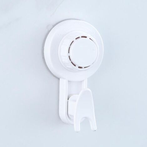 4 Pice Blanc Crochet Mural Rutilisable Puissant Charge 5kg, Luxear Crochet Ventouse Salle De Bain Porte Serviette Couronne Peignoir Manteau Torcho