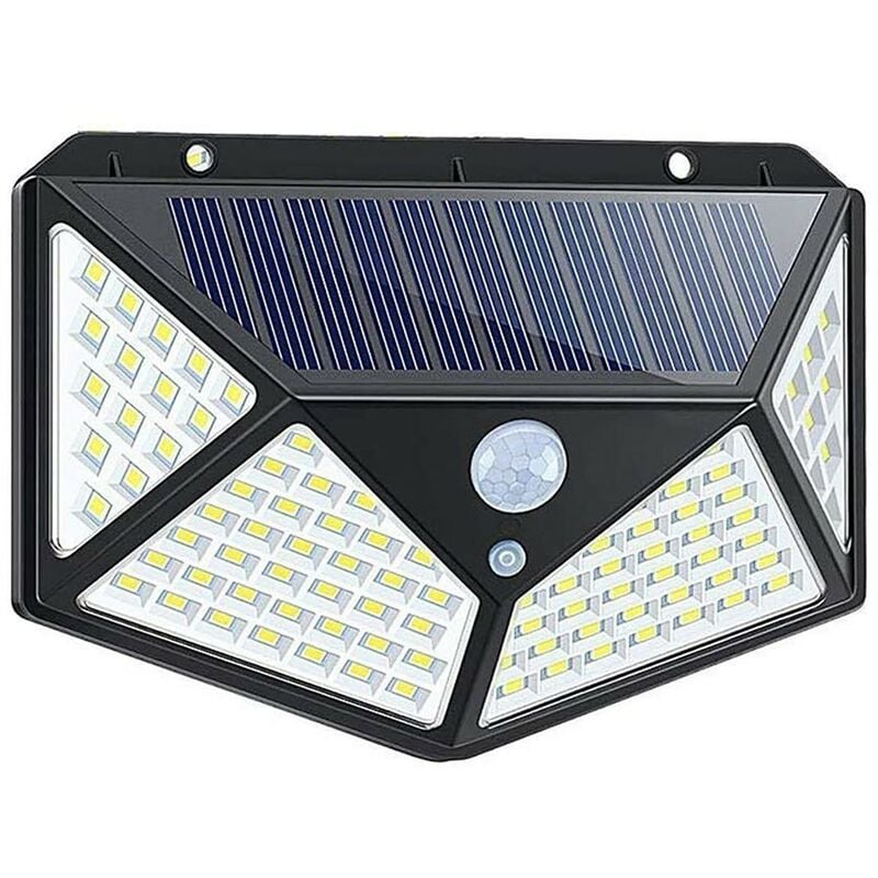 Mediawave Store - 4 pièces Lampe solaire recharge 641006 capteur mouvement 100 angle led 270