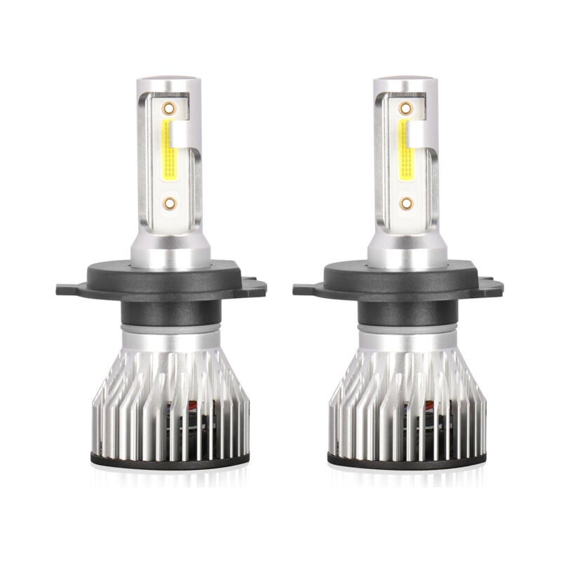 Benobby Kids - Lot de 2 ampoules led pour phares de voiture, étanches IP68, kit de conversion tout-en-un H4/HB2/9003 40 w