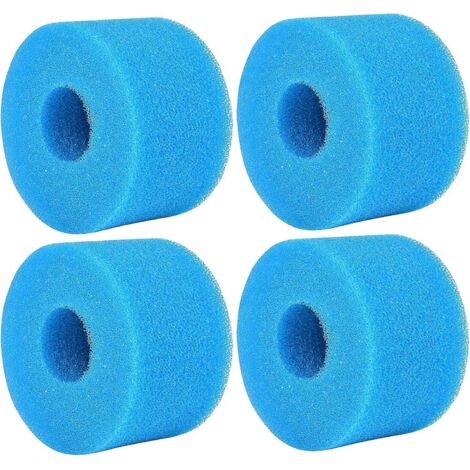 4 Pices Ponge Filtrante Type S1, Cartouche De Filtre En Mousse, Mousse Pour Filtre Piscine, Rutilisables Et Lavables, Filtre En Mousse Pour Spa, P