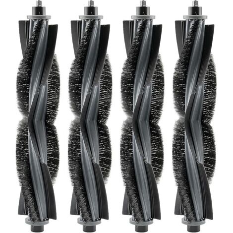 (4 pices) X2 Omni Brosses rouleau compatibles avec l&39aspirateur robot ECOVACS DEEBOT X2 Omni / X2 Pro / X2, brosse principale avec poils en nylon, pices de rechange pour brosse rouleau