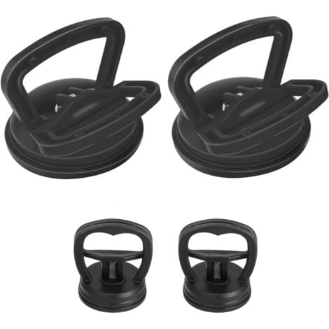 4 Piece Body Dent Removal Kit with Extremely Powerful Suction Cups, Body Dent Removal Suction Cup Set for Lifting Tablet, Computer and Laptop Screens (2 Large, 2 Small)