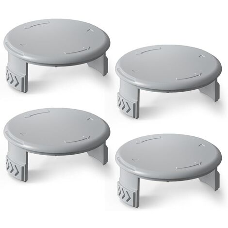 4 Pièce Couvercle de Bobine Compatible avec Ryobi Coupe Bordures, AC14HCA Capuchon de Bobine, Tondeuse Capuchon de Bobine Ressorts pour Ryobi Debroussailleuse