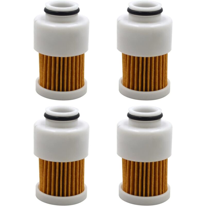 4 pièce filtre à essence Compatible avec Yamaha 68V-24563-00-00, Mercury 881540, Sierra 18-7979,600-295,8815,Mal 937961, Yamaha Mercury 50 60 75 90