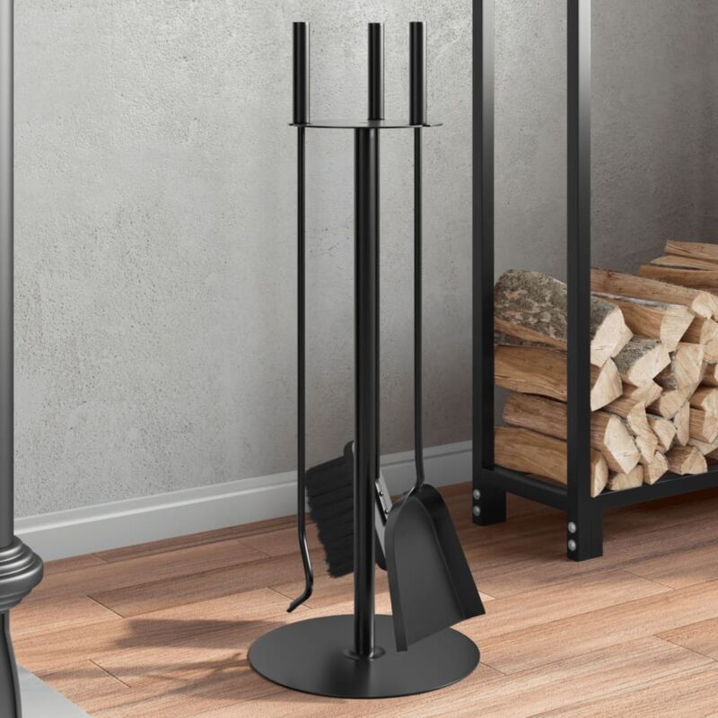 Image of 4 Piece Fireplace Tool Set 22x59&hellip;