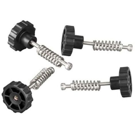 4-piece heated bed leveling hand adjustment nut kit with M3x45 screws for 3D printer