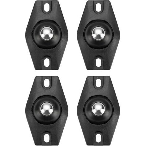 4 Pièce Petite Roulette, Mini Roulettes pour Meubles, Roulettes Pivotantes, Roulettes Pivotantes Auto-Adhésives à 360 Degrés, Mini Roue Universelle Autocollante, Pour Poubelles Boîtes, Meuble