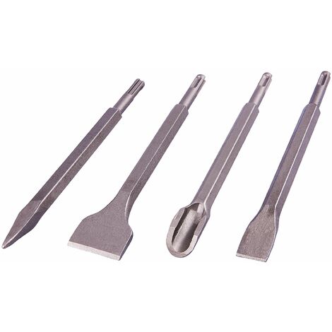 4 Piece SDS chisel set - E0640