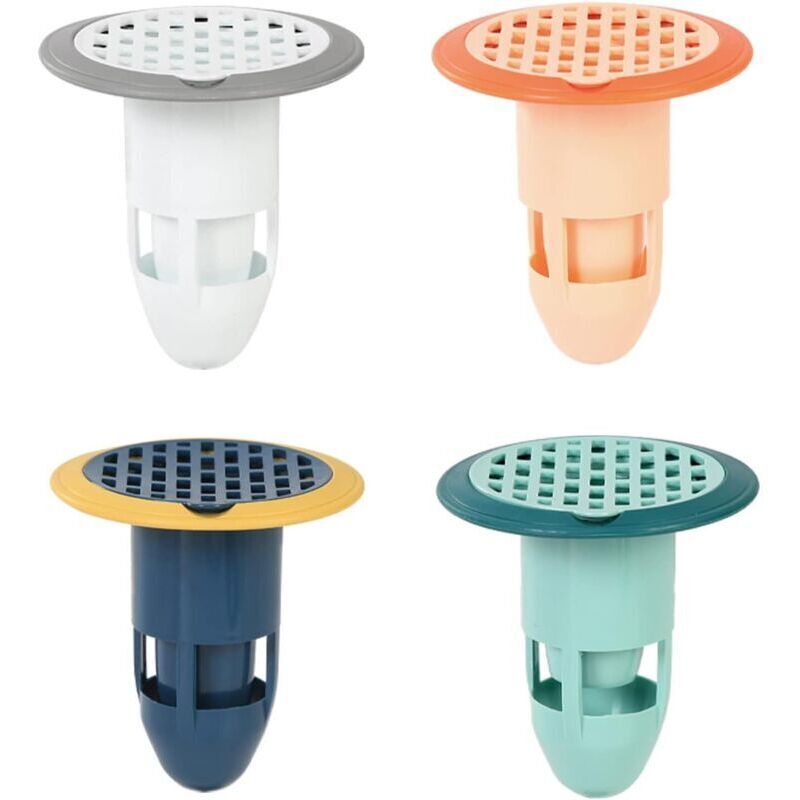 Image of 4-Piece Shower Floor Drain Plugs, Odor-Proof&hellip;
