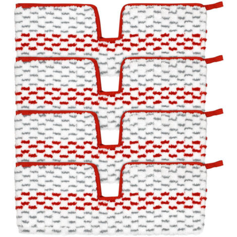 4-Piece Spray Mop Refill Kit, Reusable for Vileda/o-cedar Mop Refills, Compatible with Replacement Mop Pads - Thick Microfiber - for Floor Cleaning