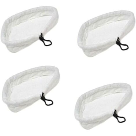 4-Piece Triangular Microfiber Steam Mop Pads for H2O, X5, S302, S001