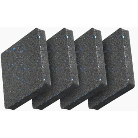 4 PIECES 10101.5 cm Machines à Laver Sous-Couches Tampons Tampons en Caoutchouc Amortisseurs Anti-Vibration Support Sécurisé Pour Meubles et Armoir