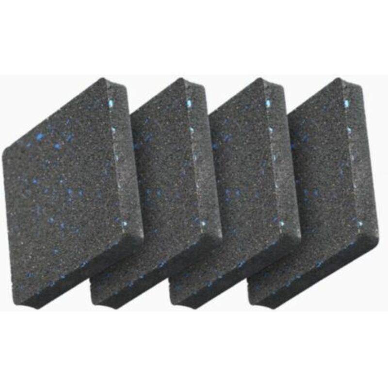 4 PIECES 10x10x1.5 cm Machines à Laver Sous-Couches Tampons Tampons en Caoutchouc Amortisseurs Anti-Vibration Support Sécurisé Pour Meubles et