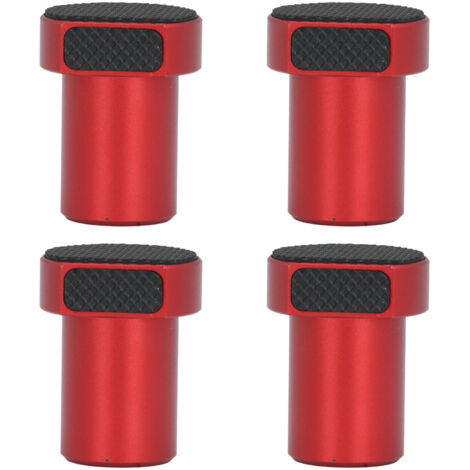 4 pièces 20mm banc chiens avec coussin antidérapant en alliage d'aluminium arrêt de Table travail du bois trou limite bloc rouge