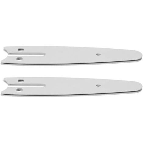 4 PièCes 4 Pouces Mini Plaque de Guidage de TronçOnneuse Barre de Guidage de Remplacement pour Accessoires de PièCes de TronçOnneuse éLectrique 4 Pouces