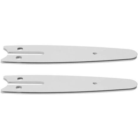 4 PièCes 4 Pouces Mini Plaque de Guidage de TronçOnneuse Barre de Guidage de Remplacement pour Accessoires de PièCes de TronçOnneuse éLectrique 4 Pouces