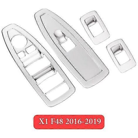 4 pièces ABS Cache-boutons de lève-vitre Autocollants décoratifs intérieurs pour BMW Série 5 X1 X3 X5 F30 F48 G05 G30 G20 (conduite à gauche)  Panneaux de porte intérieurs et accessoires - MULTI