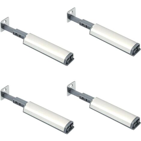 4 Pièces Aimant Poussoir Porte Placard Loquet Magnetique, Push to Open Aimant Poussoir, Pour Porte de L'Armoire, Tiroir, Meuble et Placard,Systeme Appuyez pour Ouvrir et Fermer