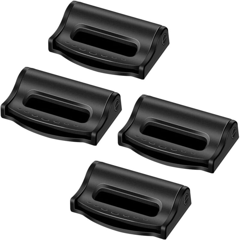 4 Pièces Ajusteur De Ceinture De SéCurité De Voiture, pince ceinture de sécurité voiture, bloque ceinture de securite voiture, Clip De RéGlage De