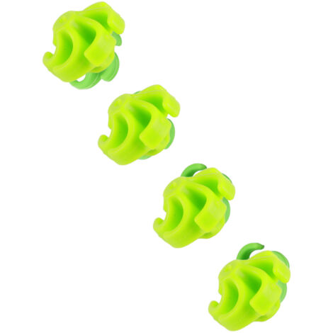 4 Pièces Amortisseurs Anti-Vibration en Caoutchouc pour Arc, Réducteur de Bruit de Cordage et Stabilisateur de Tir, Accessoire Chasse Vert