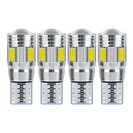 10 AMPOULE LED Voiture W5W Veilleuse T10 SMD 5050 ODB Plafonnier