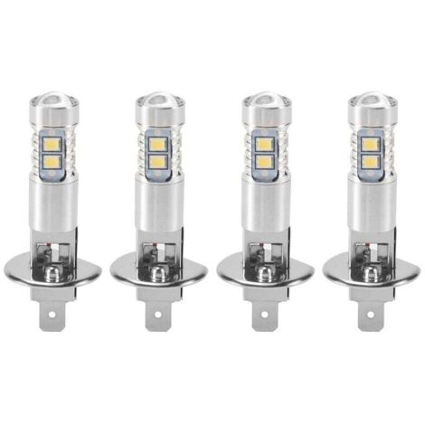 4 Pièces Ampoules LED H1 Phare Conduite Brouillard 6000K Blanc Lumière 200W