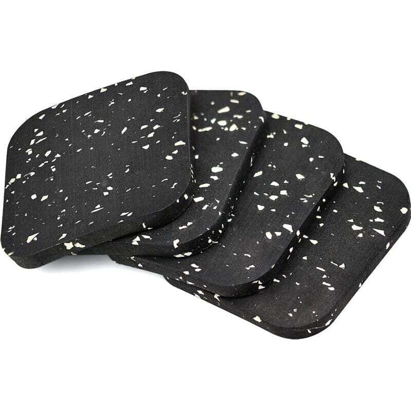 4 Pièces Antiderapant Patin en Caoutchouc 10010010mm Tampon Caoutchouc Patins Antidérapants Meuble pour Meubles lit Machine à Laver et sèche-Linge