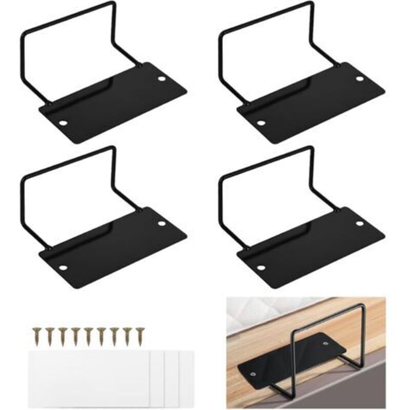4 Pièces Arret Matelas, Cale Matelas, Support Matelas Antidérapant, pour Empêcher Le Matelas de Glisser, Convient à la Fixation du Matelas, à la 4 Pièces Arret Matelas, Cale Matelas, Support Matelas Antidérapant, pour Empêcher Le Matelas de Glisser, Convient à la Fixation du Matelas, à la