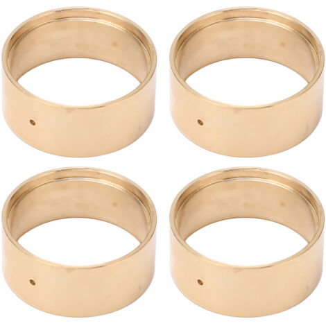 4 Pièces Bague de Fixation en Laiton pour Jantes 1 Pouce, Compatible avec Modèles RC SCX24 1/24, Anneau de Verrouillage Interne