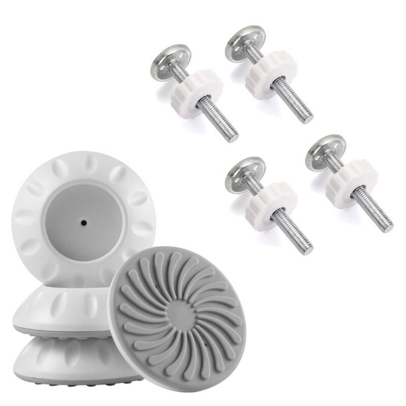 Csparkv - 4 Pièces Barrières De Pression Pour Bébé Tiges Filetées+4PCS Économiseurs Murals,M10 Barrières De Passage Accessoire Kit De Boulons à Vis