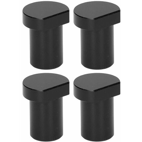 4 pièces blocs de limite de bureau pour le travail du bois, bloc de carte de limite d'établi pour le travail du bois 20mm de diamètre noir