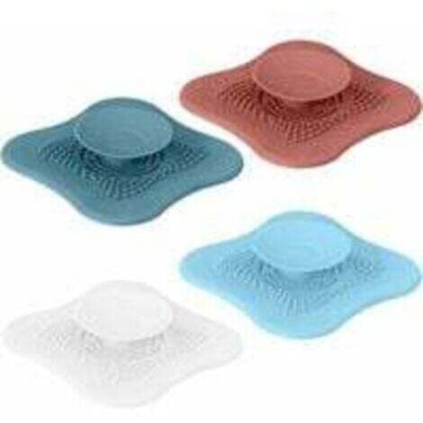 4 pièces Bouchons d'évier de Cuisine, Bouchon de Baignoire Universel en Silicone Bouchon de crépine Accessoires de Salle de Bain pour Cuisine Salle de Bain (Type B)