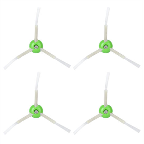 4 pièces Brosses Latérales de Rechange pour Robot Aspirateur iRobot Roomba i7+, E5, E6 - Accessoire Nettoyage
