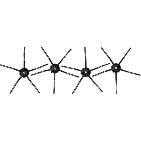 (4 Pièces) Brosses Latérales Pour Roborock Q5 Max+, S8 Maxv Ultra, Q5 Pro, Q8 Max+, Q Revo, Qrevo Pro, Qrevo S, Qrevo Slim Qrevo Master S8 Pro Ultra S7 Maxv Ultra Q7 Max Q7 Max+ Q5 Pro+ Séries S7 Et E