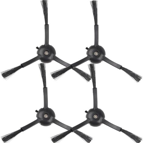 4 Pièces Brosses Latérales pour Roborock Q5 Max+ S8 MaxV Ultra Q5 Pro Q8 Max+ Qrevo Master Q5 Pro+ Q7 Max Q7 Max+ S7 MaxV Ultra S8 MaxV Ultra Accessoires de Remplacement pour Aspirateurs Robots