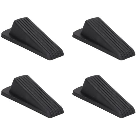 4 pièces butée de porte antidérapante résistante au vent avec bande pour tapis, portes lourdes, bois et verre