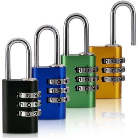 Cadenas De Sécurité, Cadenas à Clé Cadenas à Anse Longue 40 Mm Pour Casier De Gym Casier Bagages Unites De Stockage Garage Portes 89077237