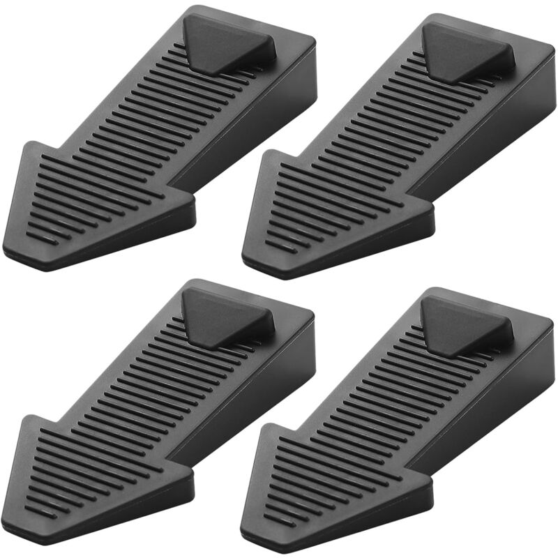 Roleader - 4 Pièces Cale Porte Caoutchouc Souple,Hauteur Reglable Antidérapante Bloc Pas De Mauvaise Odeur Protection Contre Les Tampons Porte